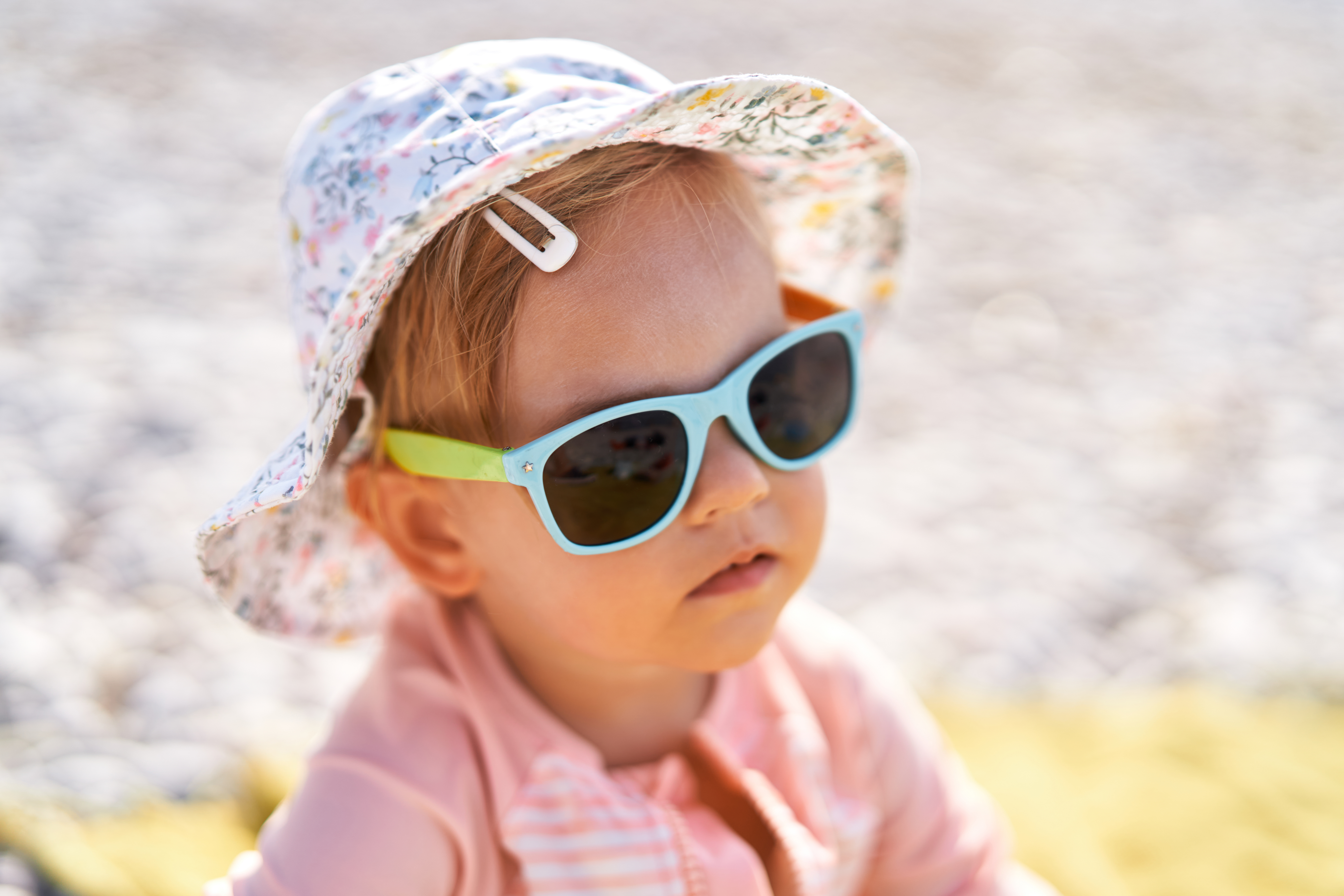 Little Girl In Sunglasses On The Beach 2022 09 02 18 57 13 Utc